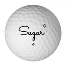 Load image into Gallery viewer, 2025 Sugar Golf 'Q' Quad - Premium 4 Piece Urethane Golf Balls - Sugar Lump - (8 balls)