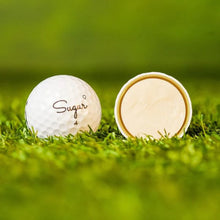 Load image into Gallery viewer, 2025 Sugar Golf 'Q' Quad - Premium 4 Piece Urethane Golf Balls - Sugar Lump - (8 balls)