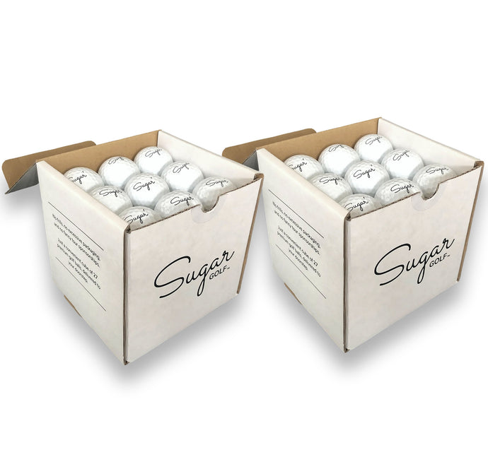 Sugar Golf -  Premium Golf Balls - Double Cube - 54 balls (all taxes included) 🇪🇺